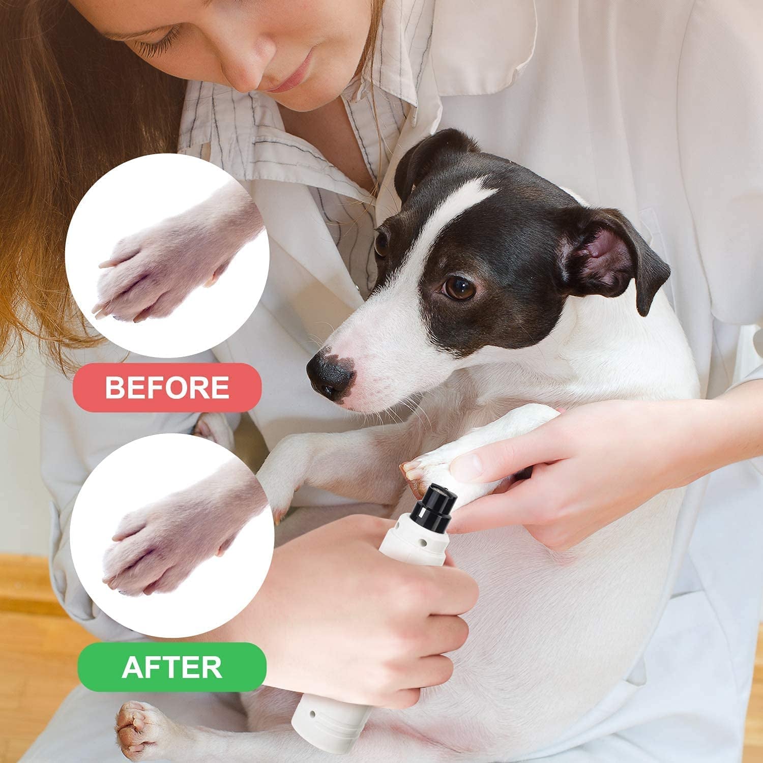 Dog Nail Grinder with LED Light 