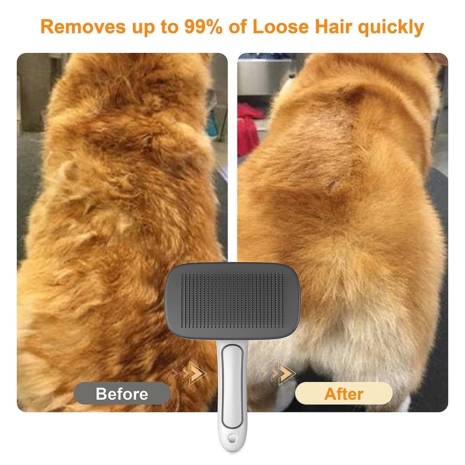 Modern Self Cleaning Slicker Brush for Dogs