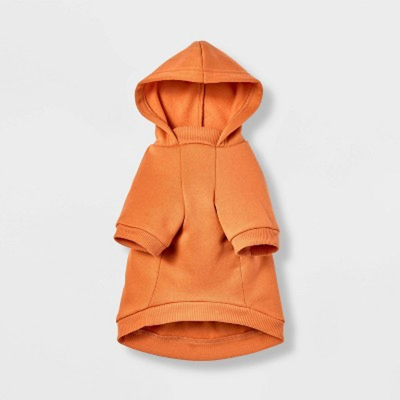 Orange Snooze Hound Dog Hoodie 