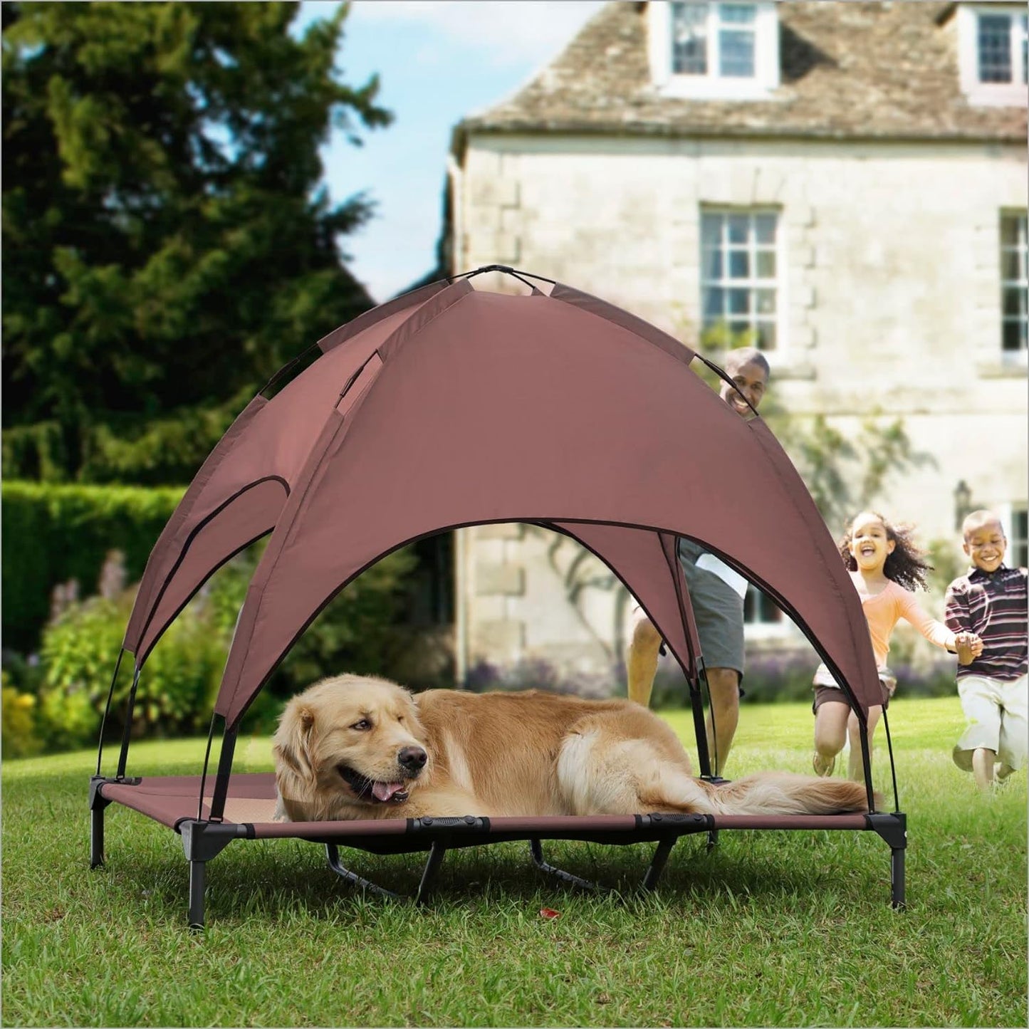 Modern Elevated Dog Tent