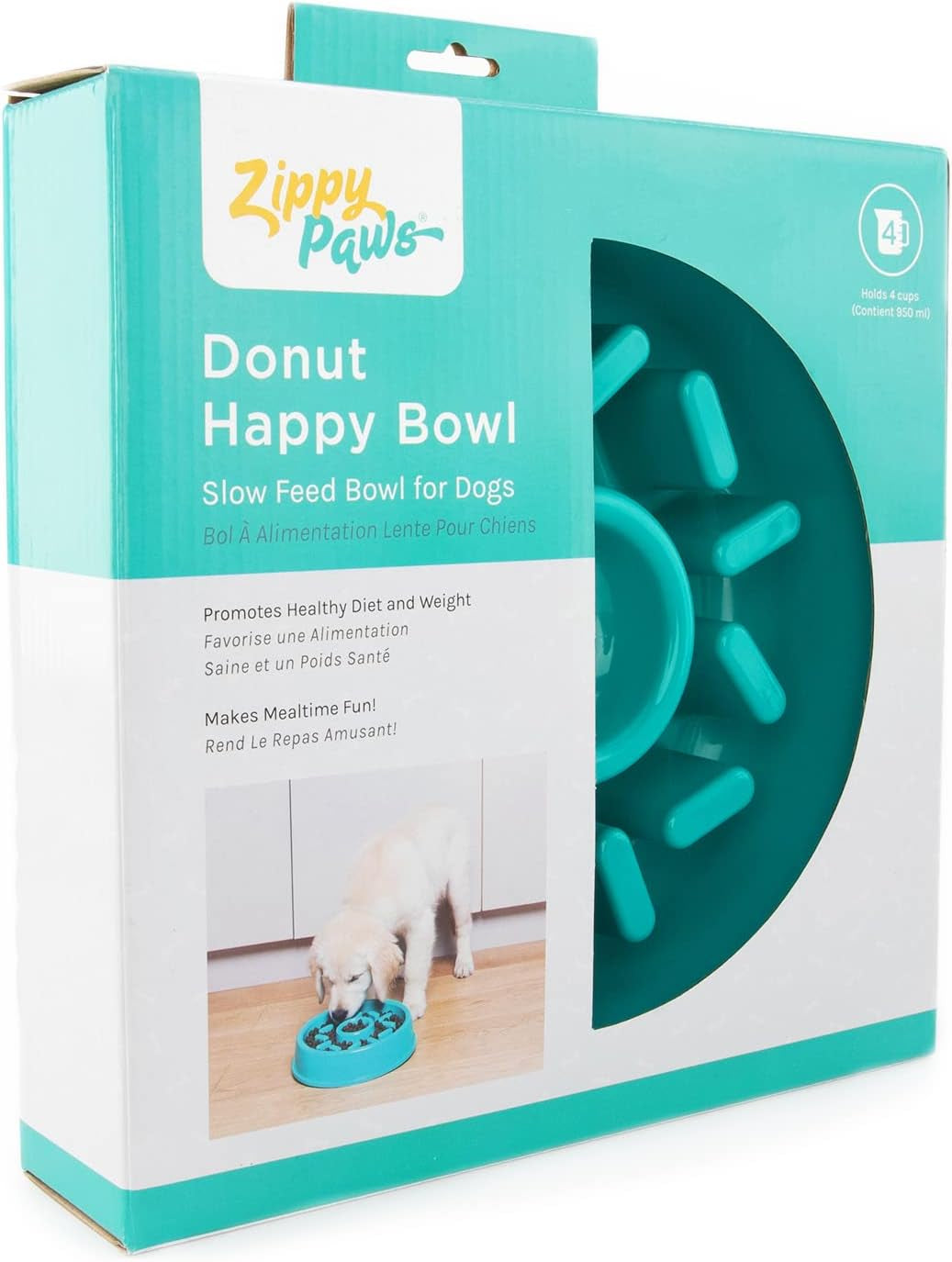 Donut Slow Feeder Bowl