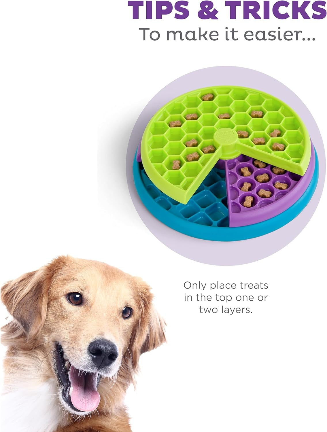 Modern Dog Puzzle Game - Slow Feeder & Lick Mat