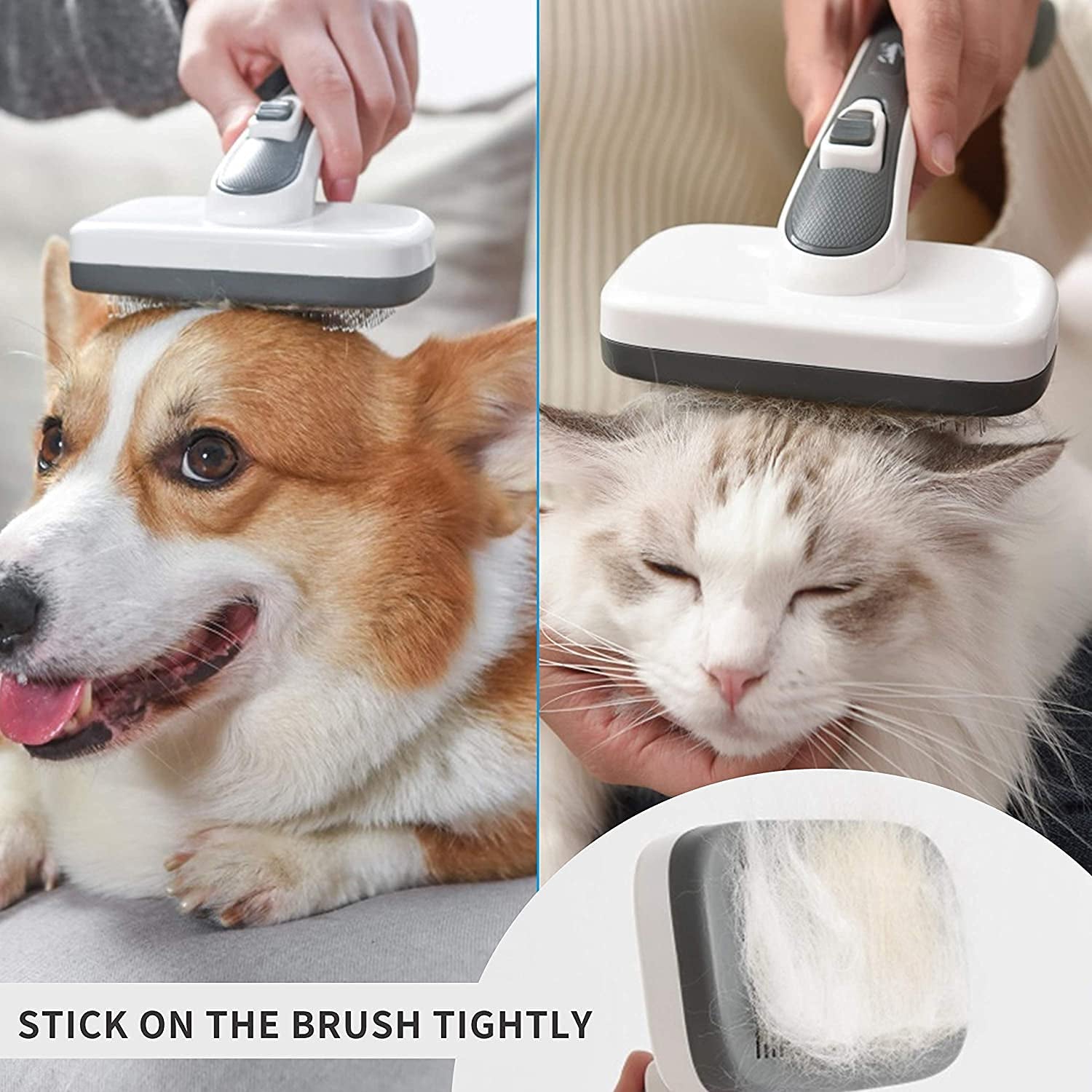 Modern Self Cleaning Slicker Brush for Dogs