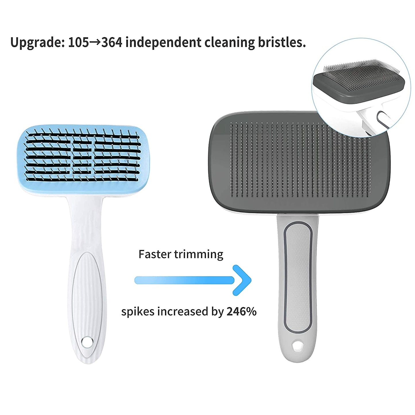 Modern Self Cleaning Slicker Brush for Dogs