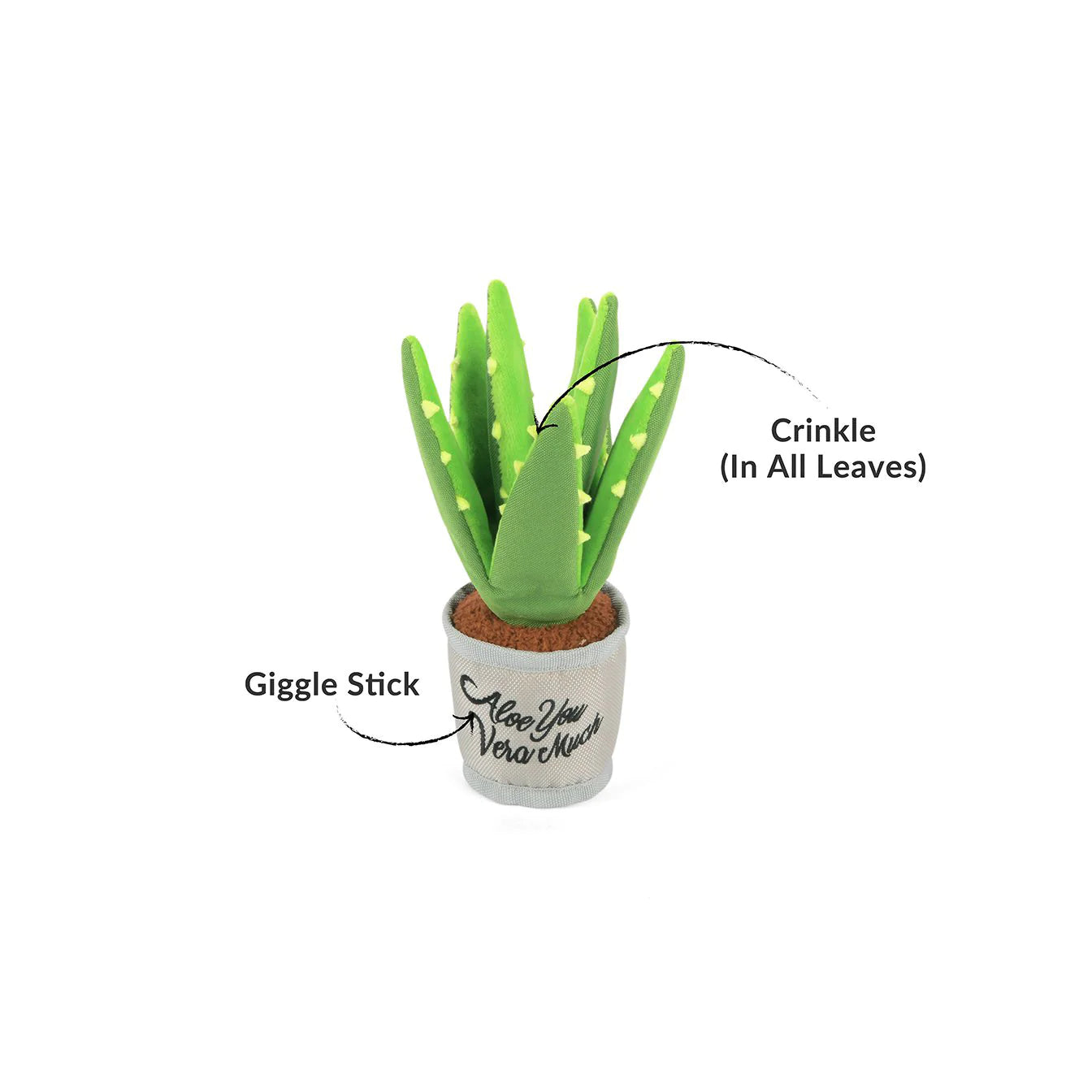 Blooming Buddies Dog Toy - Aloe-Ve You Plant