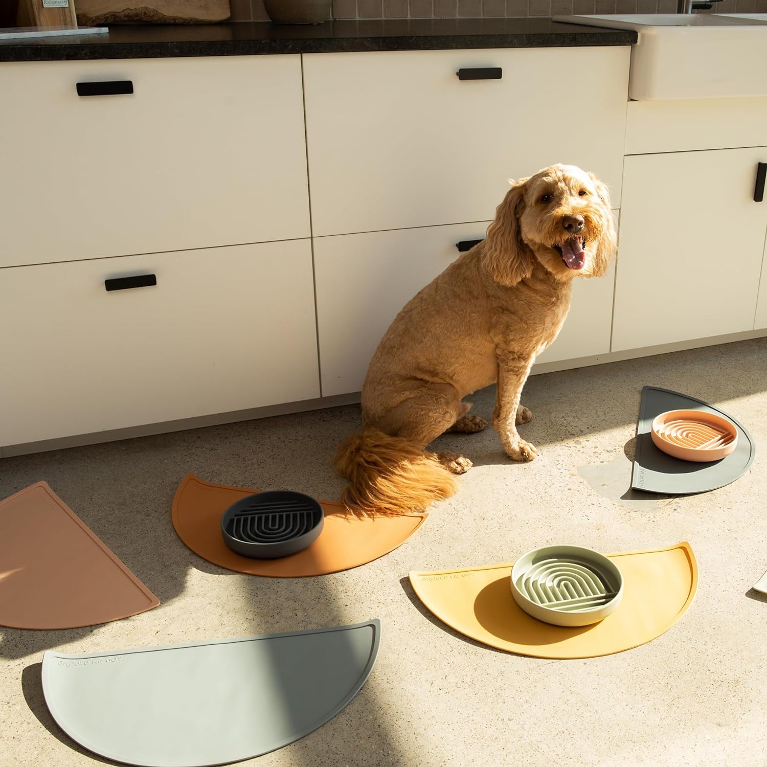 Boho Slow Feeder Dog Bowl