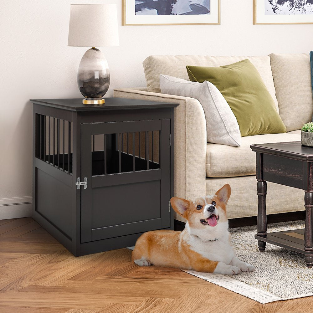 Wooden Dog Crate End Table Dog Crate