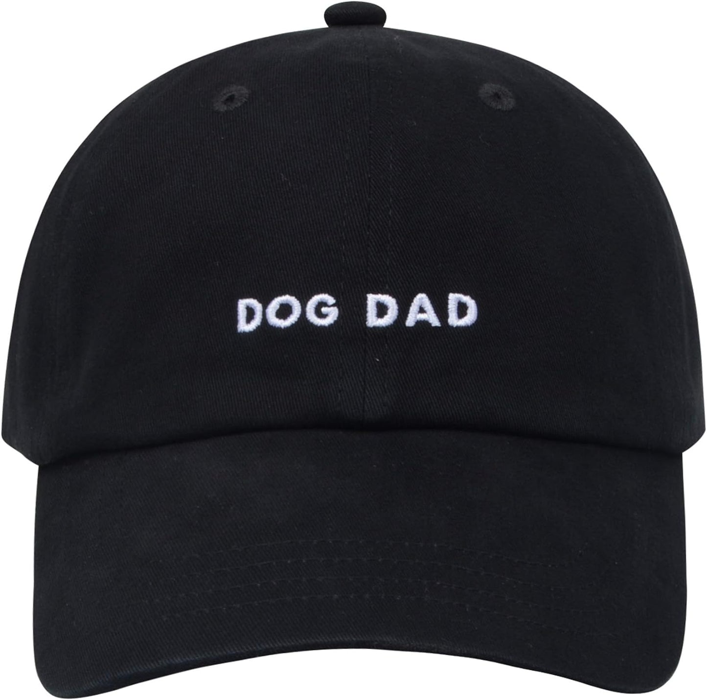 6 Panel Soft Embroidery Dog Dad Hat Dog Mom Hat Adjustable Baseball Cap Dog Lover Gifts for Men/Women