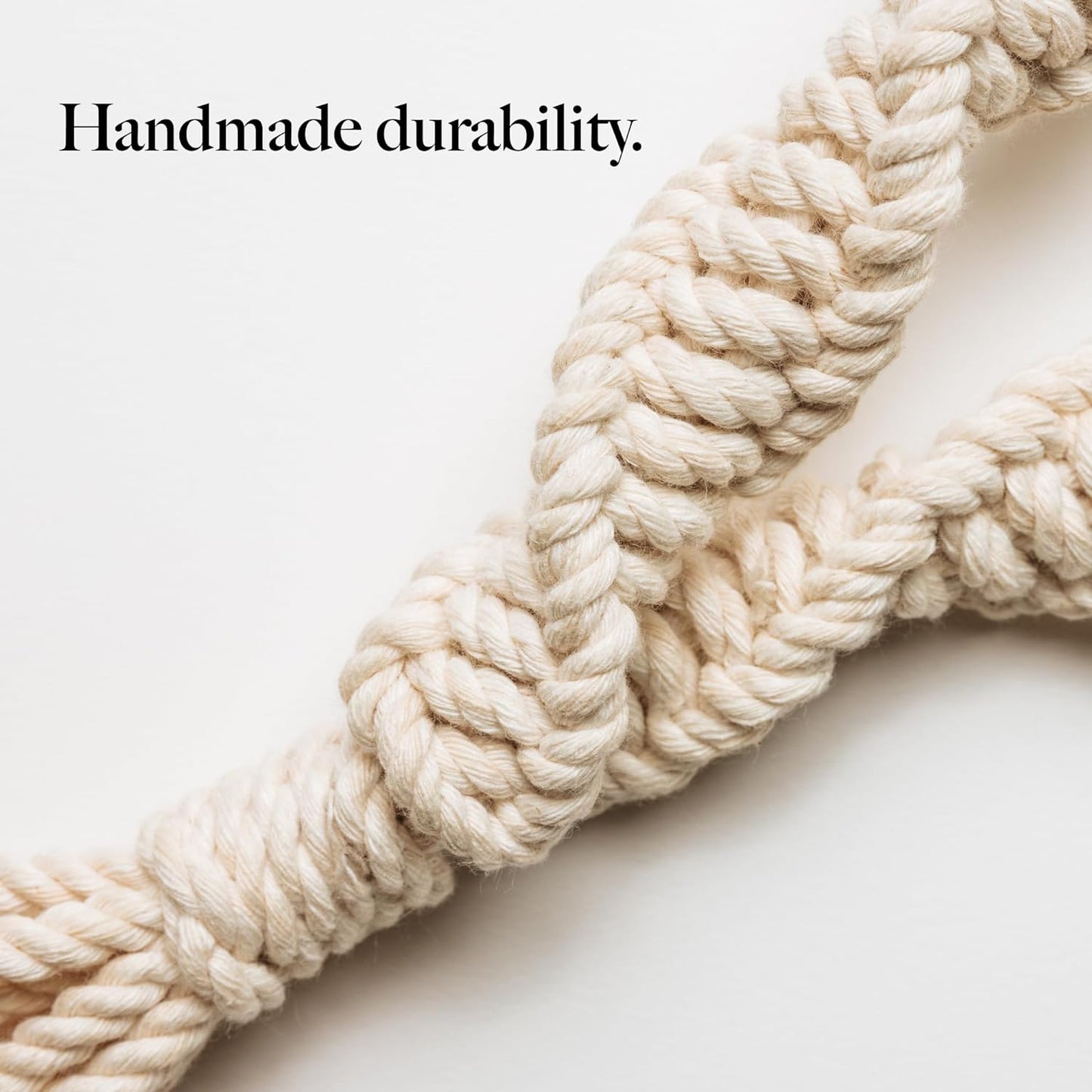 Natural Cotton Dog Rope Toys | 2-Pack