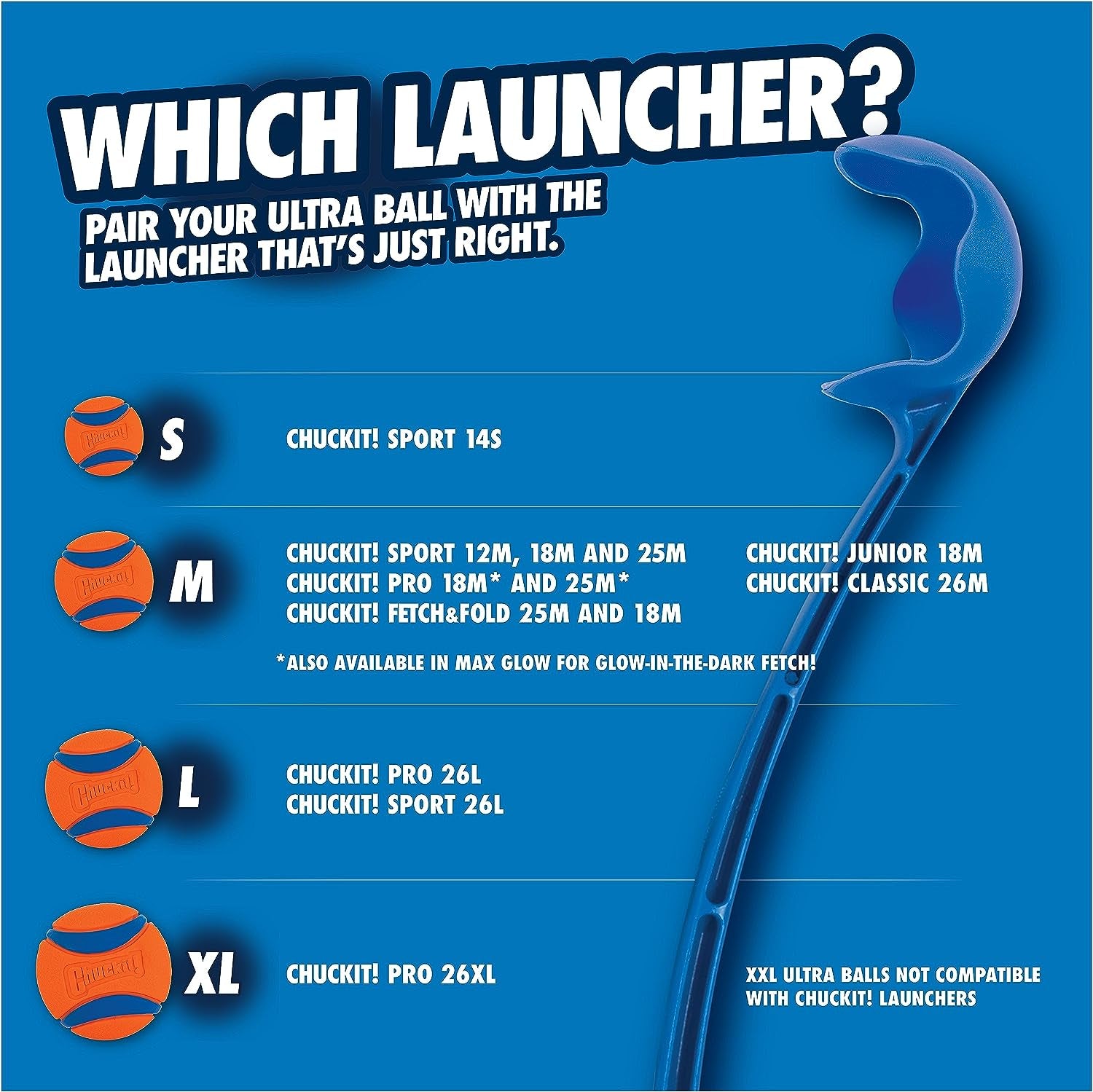 Sport Dog Ball Launcher - Includes Medium Ball - 23" Length 