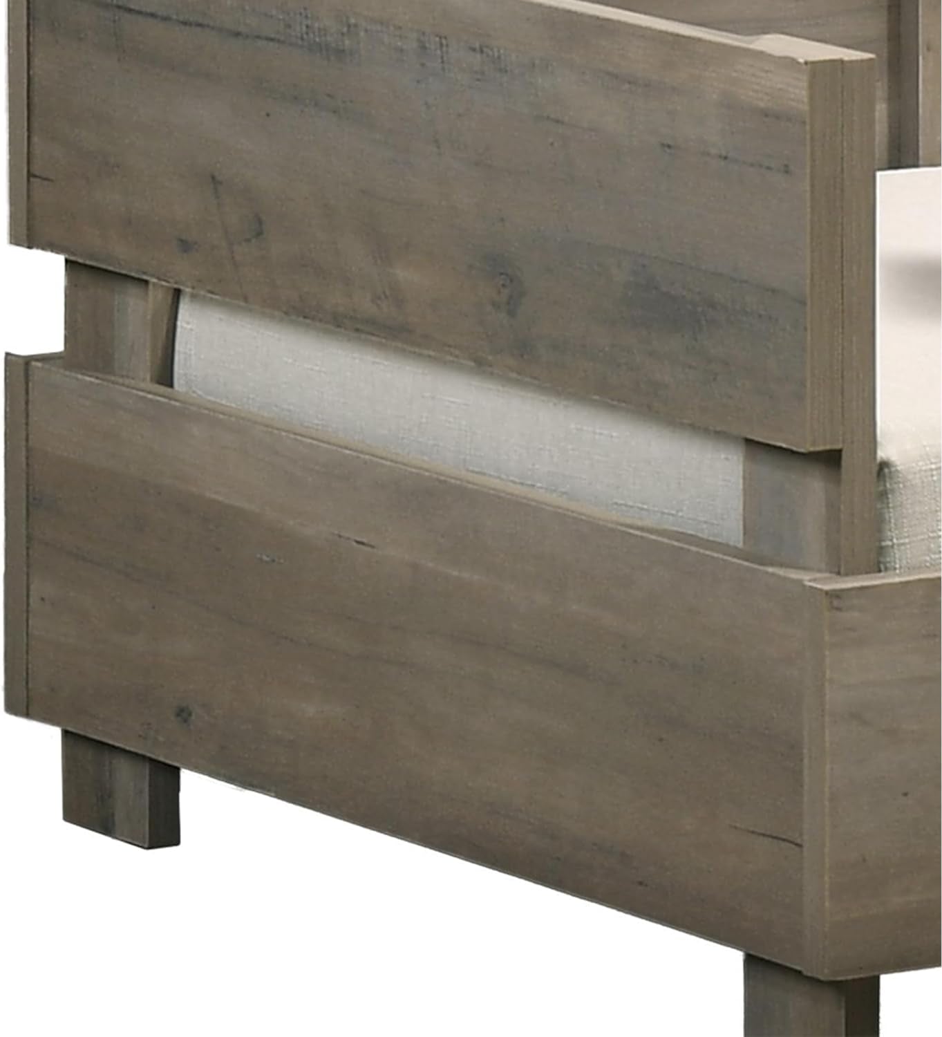 Modern Wood Dog Bed Frame with Cushion